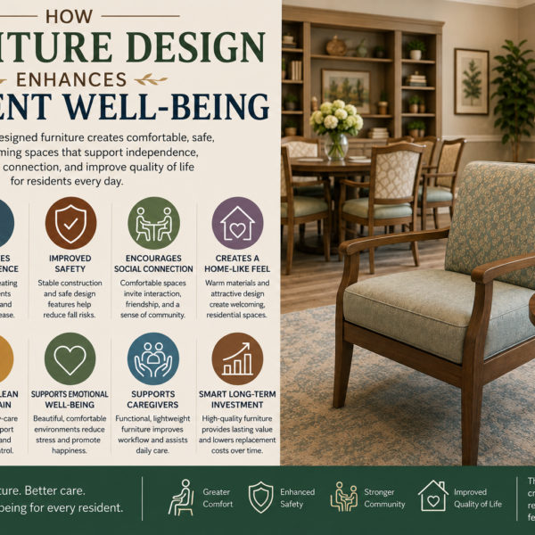 How Furniture Design Enhances Resident Well-Being in Senior Living