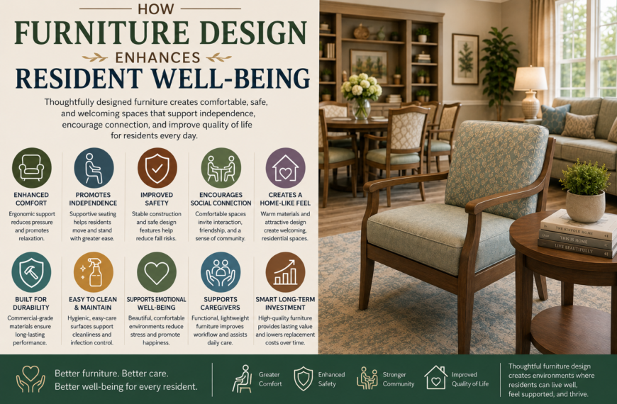 How Furniture Design Enhances Resident Well-Being in Senior Living
